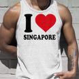 シンガポールへの愛をシンプルに伝える一枚 タンクトップ 彼への贈り物