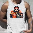 マトリョーシカ ロシア人形 入れ子人形 マトリョーシカ 長袖tシャツ タンクトップ 彼への贈り物