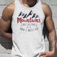 山が呼んでいるし、私は行かなければならない Wanderlust タンクトップ 彼への贈り物