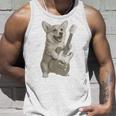 面白いtシャツ コーギー ギター イヌ メンズ 犬好き グッズ かわいい おもしろ 面白い 服 ネタ タンクトップ 彼への贈り物