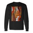 Africa アフリカ Animal Print Africa Is Calling 長袖Tシャツ ギフトのアイデア