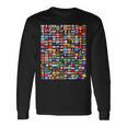 Banderas Del Mundo Banderas Internacionales Banderas De País Para Niños Camiseta de manga larga Ideas de regalos