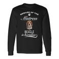 Beagle Beware Of The Mistress Beagle 長袖Tシャツ ギフトのアイデア