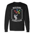Building Connection Astronaut Autism 長袖Tシャツ ギフトのアイデア