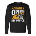 Crane Whisperer 面白いクレーン オペレーター 長袖Tシャツ ギフトのアイデア