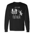 Cute & Usb Floppy Disk I Am Your Father Pun 長袖Tシャツ ギフトのアイデア