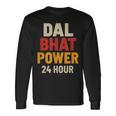 Dal Bhat Power 24 Hour ネパールトレッキングデザイン 長袖Tシャツ ギフトのアイデア