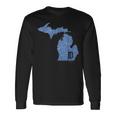 Detroit Michigan Shirt Motor City D Mitten T-Shirt Long Sleeve T-Shirt Gifts ideas