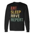 Eatleep Rave Repeat Edm テクノ 長袖Tシャツ ギフトのアイデア