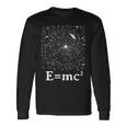 EMc2 方程式 物理学 相対性理論 数学 数学 長袖Tシャツ ギフトのアイデア