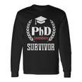 PhdurvivorFor Graduationtudent 長袖Tシャツ ギフトのアイデア