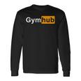 Gymhub 面白い ワークアウト フィットネス モチベーション ジム 長袖Tシャツ ギフトのアイデア