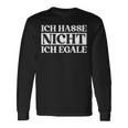 Ich Hasse Nicht Ich Egale ドイツ語のジョーク 長袖Tシャツ ギフトのアイデア