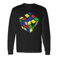 Impossible Rubik Rubix キューブポケット レトロ ゲームボーイ 長袖Tシャツ ギフトのアイデア