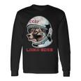 Laika Boss ヴィンテージ Cccp ソビエトロシアソ連宇宙犬 長袖Tシャツ ギフトのアイデア