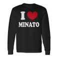 I Love Minato ミナトが大好きです 長袖Tシャツ ギフトのアイデア