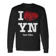 I Love Yakiniku Bbq 日本バーベキュー グルメ ユーモア ガールズ 大 長袖Tシャツ ギフトのアイデア