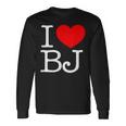 I Love ハート Bj 長袖Tシャツ ギフトのアイデア