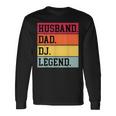Marito Papà Dj Leggenda Divertente Dj Disc Music Lover Maglietta a maniche lunghe Ideas de regalos