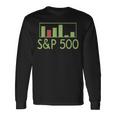 S&P 500 アメリカ株インデックス証券取引知識財務 長袖Tシャツ ギフトのアイデア