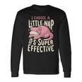 Slowpoke I Choose A Little Nap It'super Effect 長袖tシャツ 長袖Tシャツ ギフトのアイデア