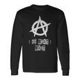 アナーキーサイン、カオス、パンク、パンクロック、アナーキー 長袖Tシャツ ギフトのアイデア
