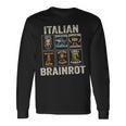 イタリアン・ブレインロット Italian Brainrot 長袖Tシャツ ギフトのアイデア