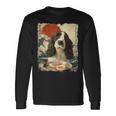 イングリッシュスプリンガー・スパニエル 英語 スプリンガー スパニエル 犬 ラーメン 長袖Tシャツ ギフトのアイデア