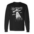 エイリアン誘拐 Ufo Humans Are Terrible 長袖Tシャツ ギフトのアイデア