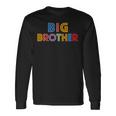 キッズ Big Brother Big Bro -Intage Retro Classic 長袖Tシャツ ギフトのアイデア