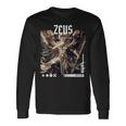 ギリシャ神ゼウス サンダーボルト 長袖Tシャツ ギフトのアイデア