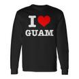 グアム I Love Guam 長袖Tシャツ ギフトのアイデア
