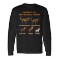 ジャック・ラッセル・テリア進化史犬の起源 長袖Tシャツ ギフトのアイデア