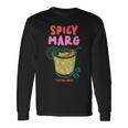 スパイシーマーグ エクストラスパイシーマルガリータカクテル 長袖Tシャツ ギフトのアイデア