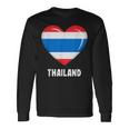 タイ国旗シャツ 長袖Tシャツ ギフトのアイデア