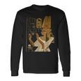 ネフェルタリ女王 古いエジプトファラオ家族 誕生日 クリスマスギフト 長袖Tシャツ ギフトのアイデア