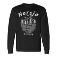 ノルウェー 湖 ノルウェー 長袖Tシャツ ギフトのアイデア
