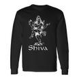 ヒンズー教製品 ヒンズー教のギア ディワーリ祭 神 シヴァ神 長袖Tシャツ ギフトのアイデア