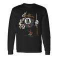 ビリヤードボール 8プールビリヤード 長袖Tシャツ ギフトのアイデア