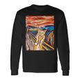 ファニー タビーキャット 絵画 ムンクの叫び パロディ 長袖Tシャツ ギフトのアイデア