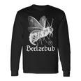 ベルゼブブ フライ 悪魔 ゴシック マジック 異教 ウィッカン 悪魔 Wt 長袖Tシャツ ギフトのアイデア