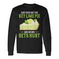 ベーカリーパイ デザート Give Me Baker Food Lover Key ライムパイ 長袖Tシャツ ギフトのアイデア