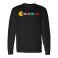 レトロヴィンテージ80年代アーケードゲームインベーダーマッシュアップ 長袖Tシャツ ギフトのアイデア