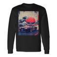 ヴィンテージ Jdm ドリフト レースカー 和波沖 神奈川 アート 長袖Tシャツ ギフトのアイデア