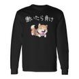おもしろ 柴犬 、働いたら負け 長袖Tシャツ ギフトのアイデア