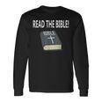 読む 聖書 信仰 キリスト教 イエス・キリスト 長袖Tシャツ ギフトのアイデア