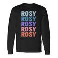 面白いギフト名 Rosy パーソナライズ 名前 長袖Tシャツ ギフトのアイデア