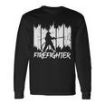 面白い消防士消防チーム消防団 長袖Tシャツ ギフトのアイデア