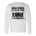 Disco Music It's In Myoul ヴィンテージ 70年代 ダンシング レトロダンス 長袖Tシャツ ギフトのアイデア