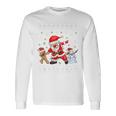 Dabbinganta Christmas おかしいdabサンタクロースクリスマス 長袖Tシャツ ギフトのアイデア